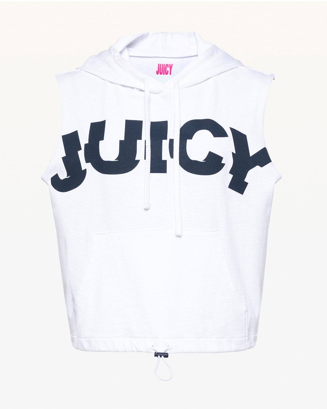 Juicy Couture JXJC Spliced Logo Sleeveless Hoodie