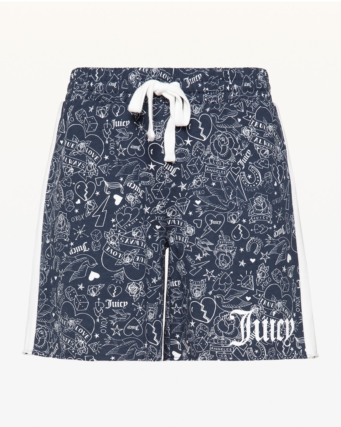 Juicy Couture JXJC Logo Tattoo Print Easy Short