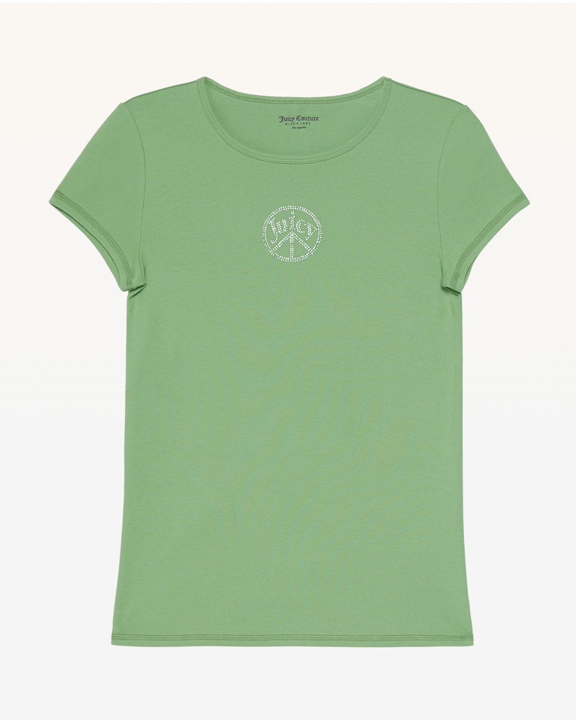 Juicy Couture Crystal Peace Ribbed Tee