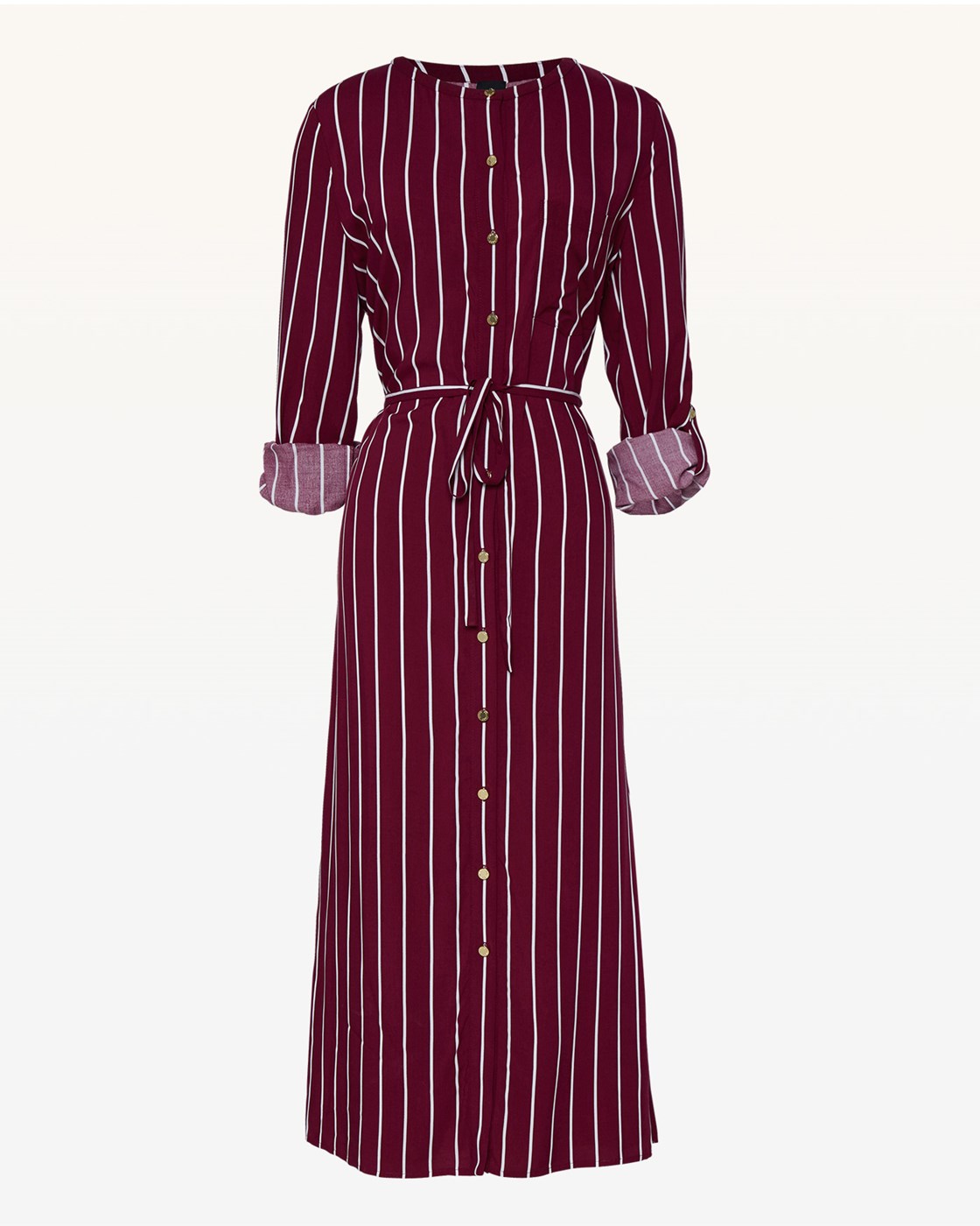 Juicy Couture Cindy Striped Midi Shirtdress