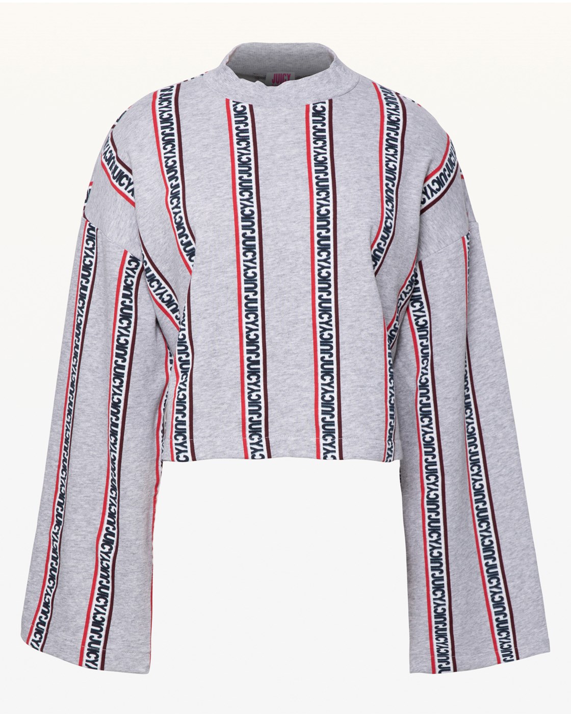 Juicy Couture JXJC Stripe Flare Sleeve Track Pullover