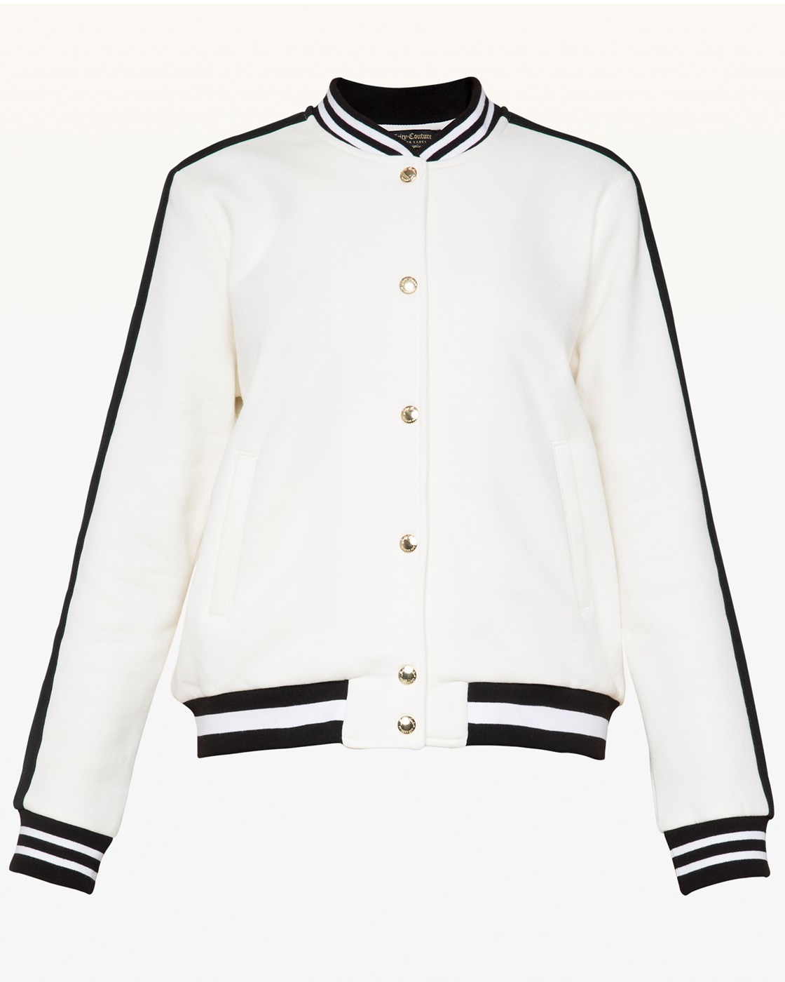 Juicy Couture Luxe Crest Patch Bomber Jacket