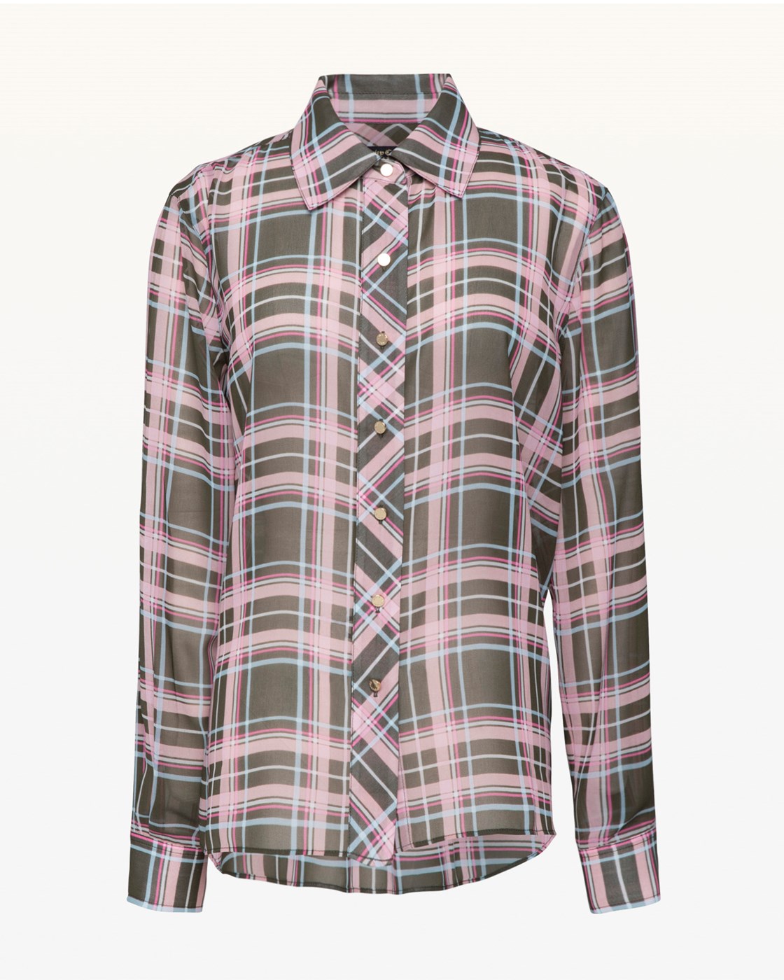 Juicy Couture Plaid Shirting Top