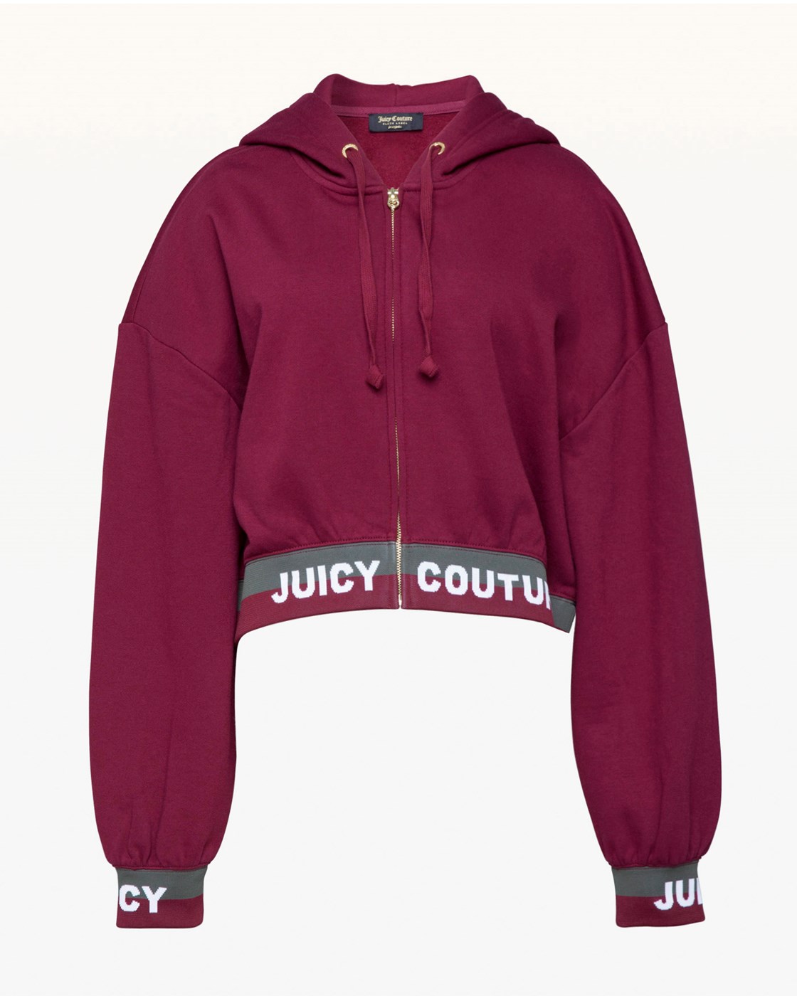 Juicy Couture Jacquard Fleece Hooded Jacket