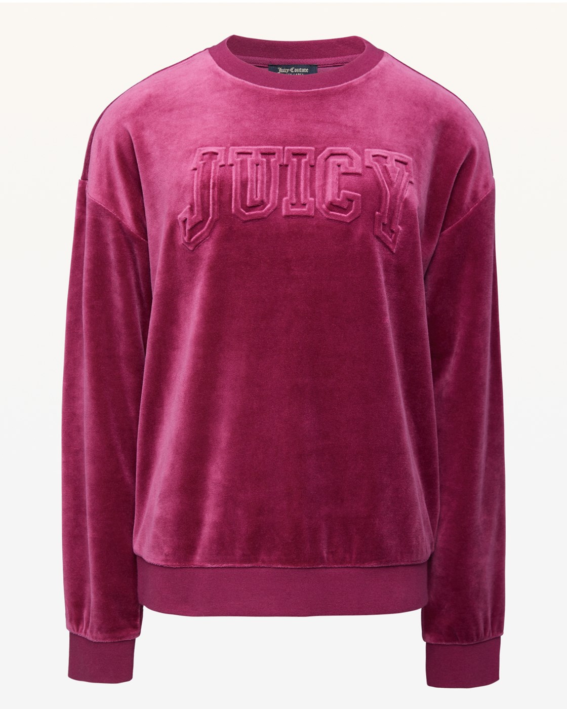 Juicy Couture Embossed Velour Pullover