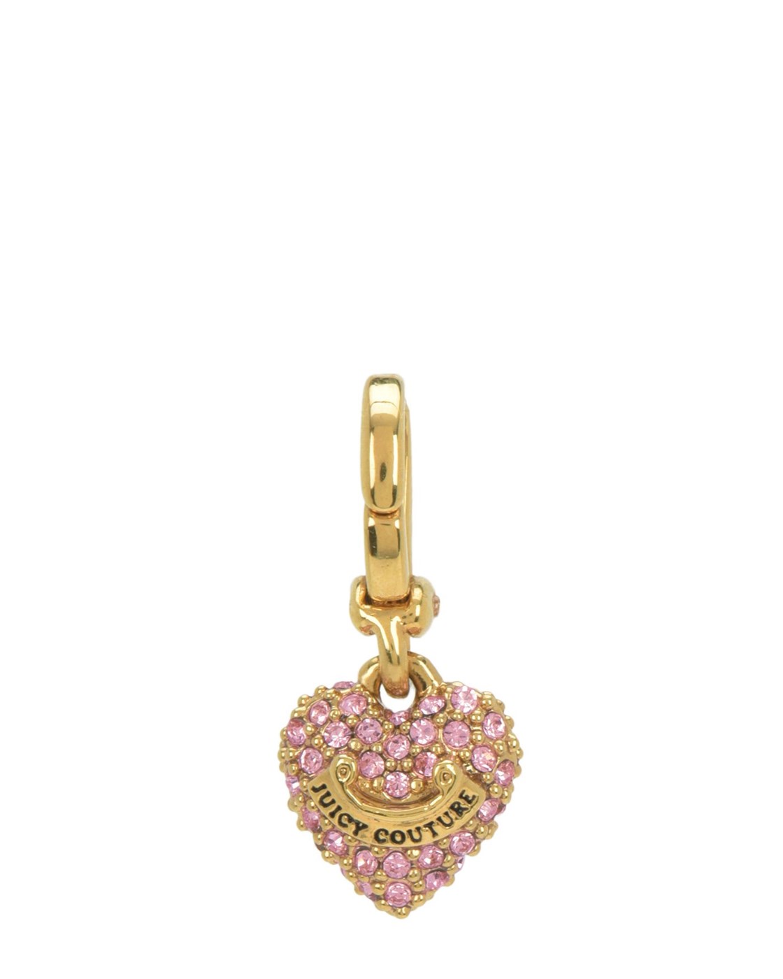 Juicy Couture Pink Pave Heart Charm