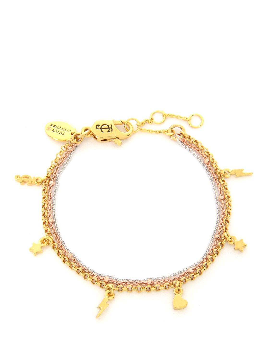 Juicy Couture CHARMY LAYERED LUXE WISHES BRACELET