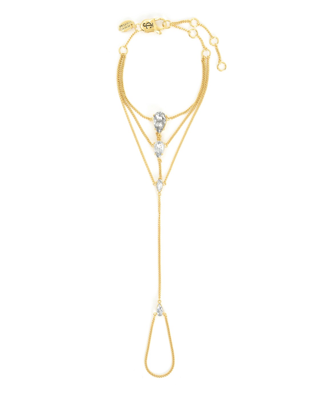 Juicy Couture GEM LAYERED HAND CHAIN