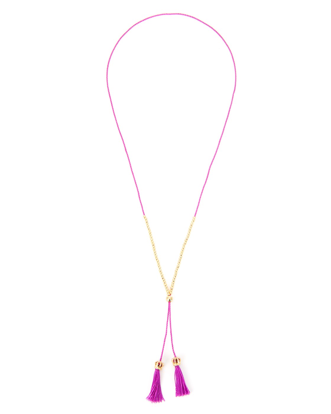Juicy Couture Beaded Cord Statement Necklace