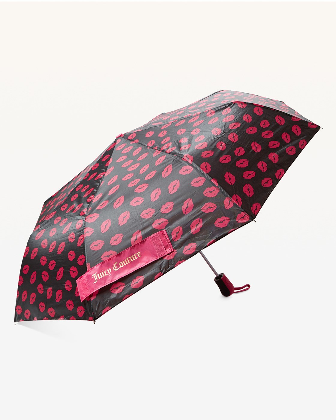 Juicy Couture Lip Print Automatic Collapsible Umbrella